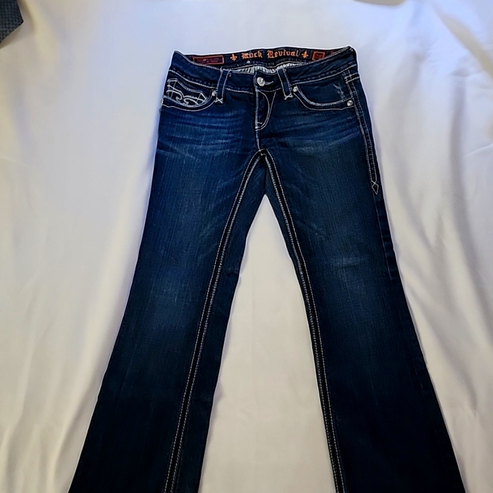 Women's Rock Revival Size 28 Leona Bootcut Jeans